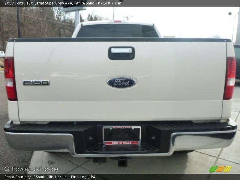 White Sand Tri-Coat / Tan 2007 Ford F150 Lariat SuperCrew 4x4