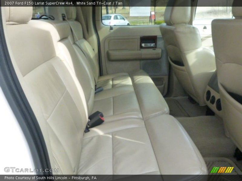 White Sand Tri-Coat / Tan 2007 Ford F150 Lariat SuperCrew 4x4