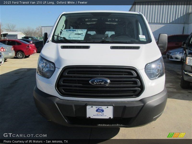 Oxford White / Pewter 2015 Ford Transit Van 150 LR Long