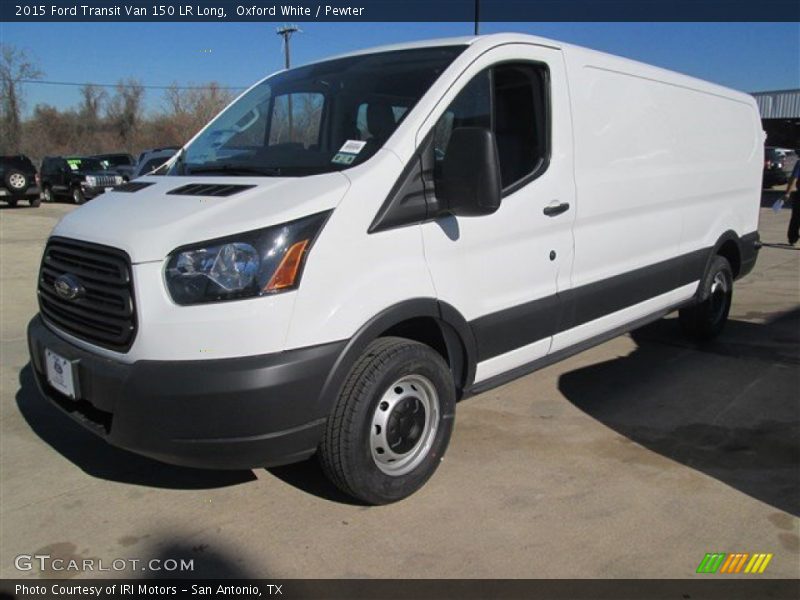 Oxford White / Pewter 2015 Ford Transit Van 150 LR Long