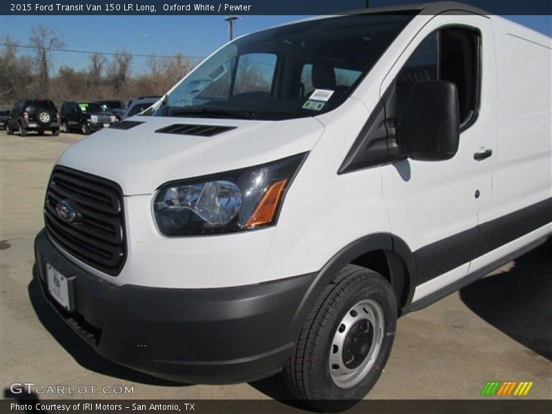 Oxford White / Pewter 2015 Ford Transit Van 150 LR Long