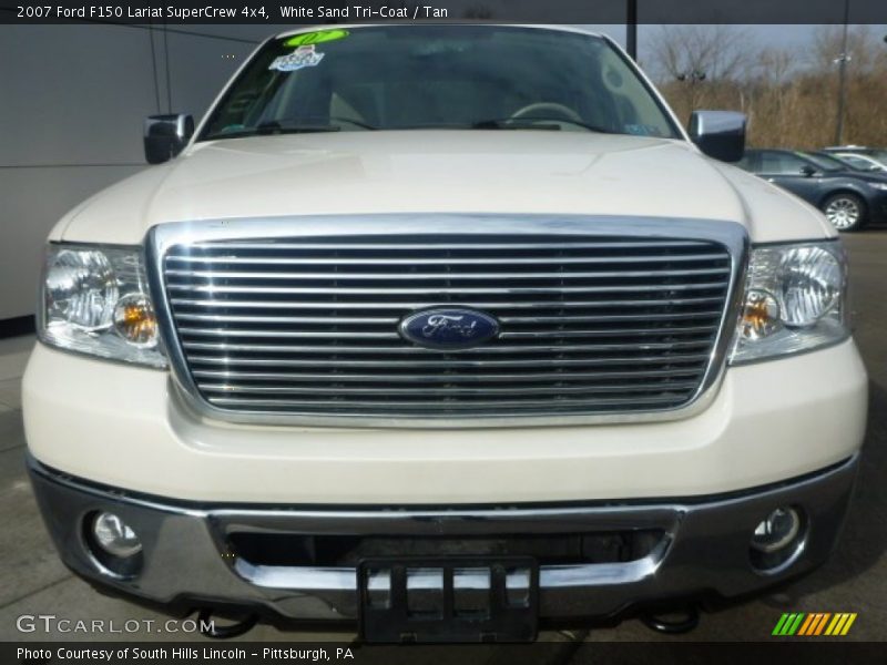 White Sand Tri-Coat / Tan 2007 Ford F150 Lariat SuperCrew 4x4