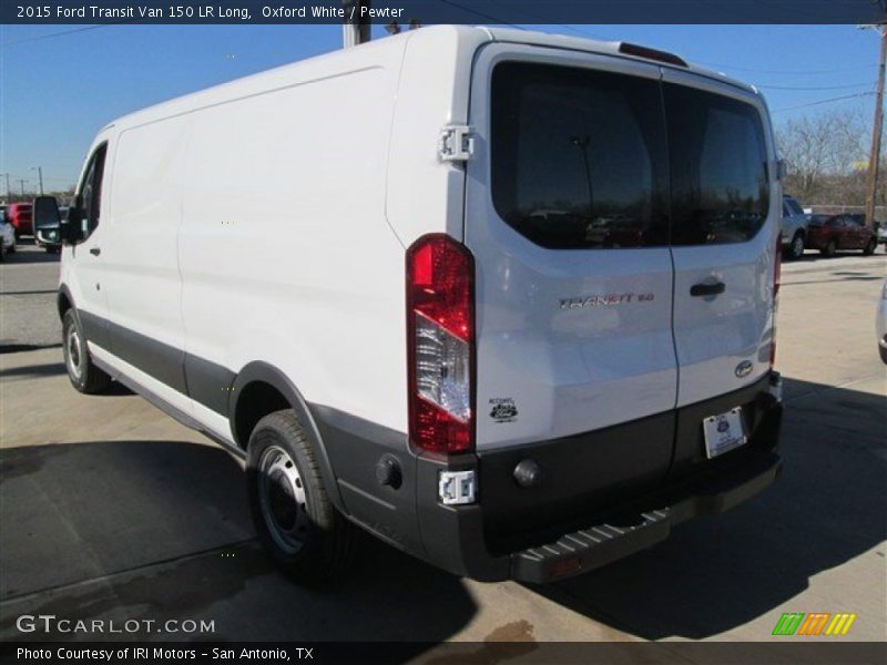 Oxford White / Pewter 2015 Ford Transit Van 150 LR Long