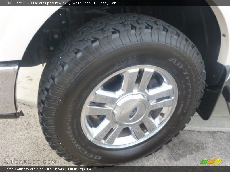 White Sand Tri-Coat / Tan 2007 Ford F150 Lariat SuperCrew 4x4