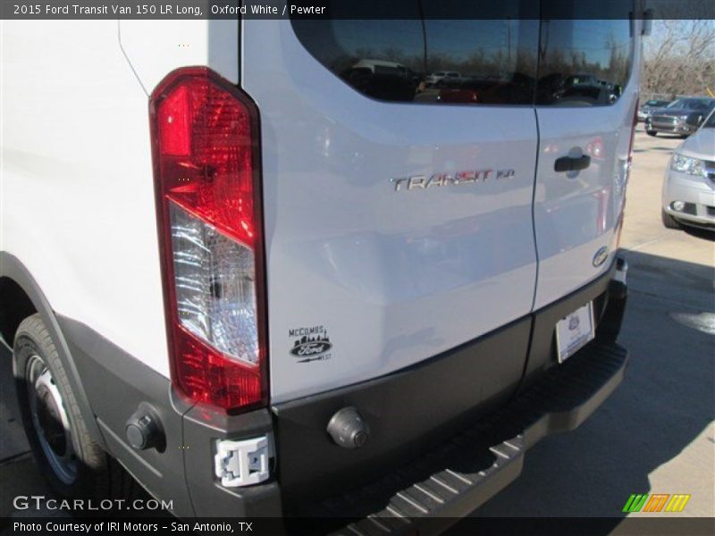 Oxford White / Pewter 2015 Ford Transit Van 150 LR Long
