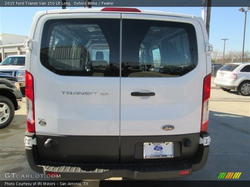 Oxford White / Pewter 2015 Ford Transit Van 150 LR Long