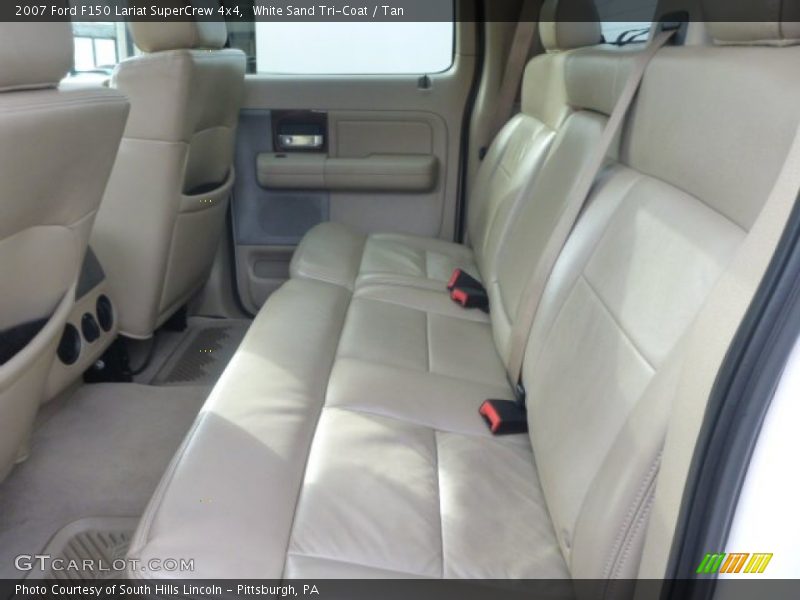 White Sand Tri-Coat / Tan 2007 Ford F150 Lariat SuperCrew 4x4