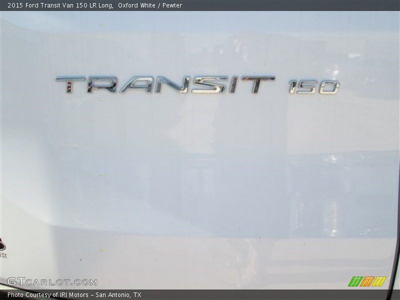 Oxford White / Pewter 2015 Ford Transit Van 150 LR Long