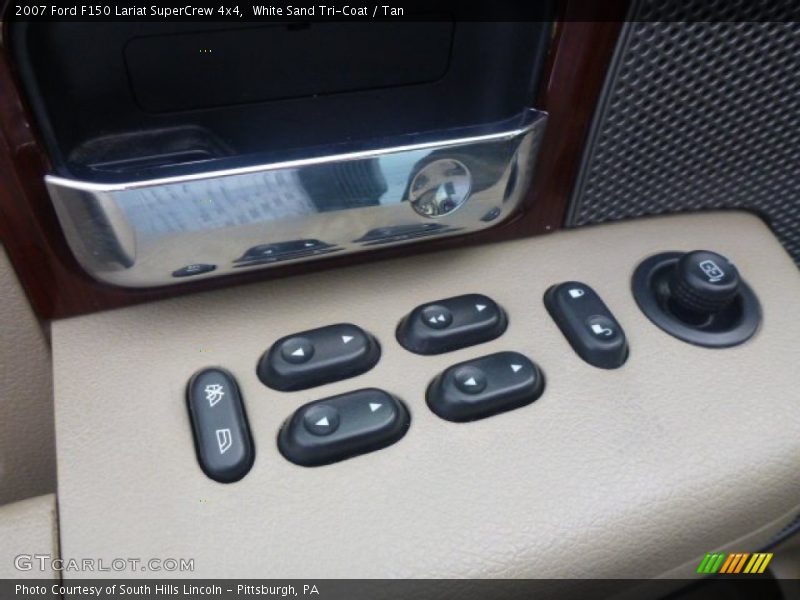 White Sand Tri-Coat / Tan 2007 Ford F150 Lariat SuperCrew 4x4