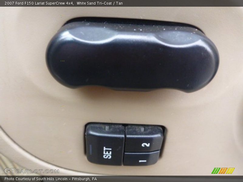 White Sand Tri-Coat / Tan 2007 Ford F150 Lariat SuperCrew 4x4