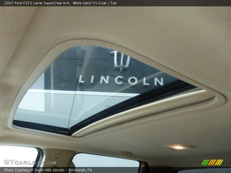 White Sand Tri-Coat / Tan 2007 Ford F150 Lariat SuperCrew 4x4
