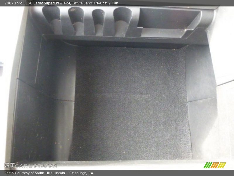 White Sand Tri-Coat / Tan 2007 Ford F150 Lariat SuperCrew 4x4