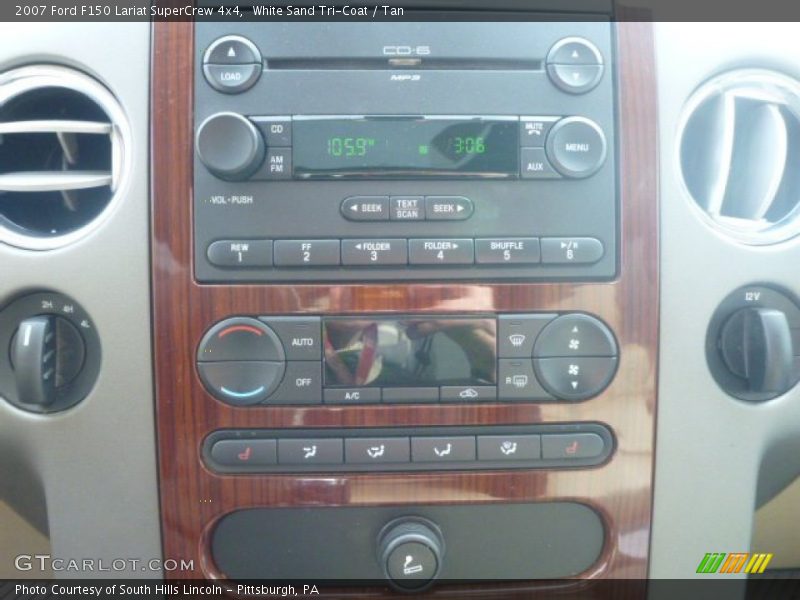 White Sand Tri-Coat / Tan 2007 Ford F150 Lariat SuperCrew 4x4