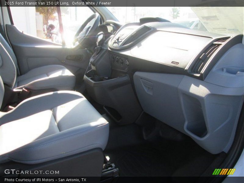 Oxford White / Pewter 2015 Ford Transit Van 150 LR Long