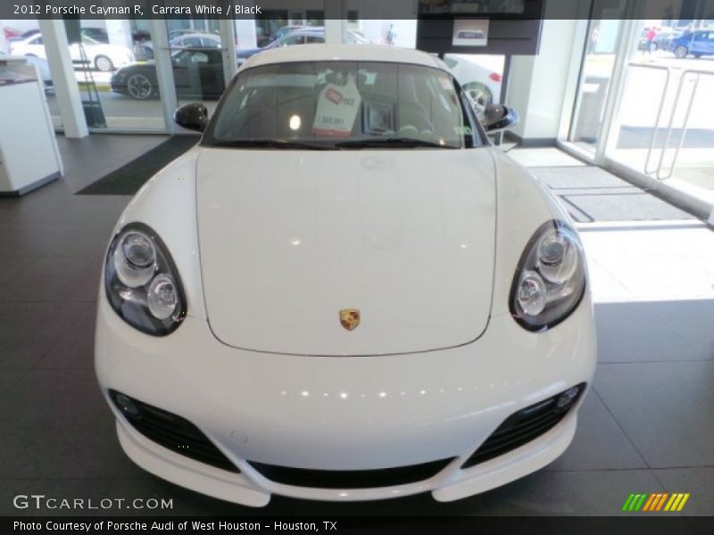 Carrara White / Black 2012 Porsche Cayman R