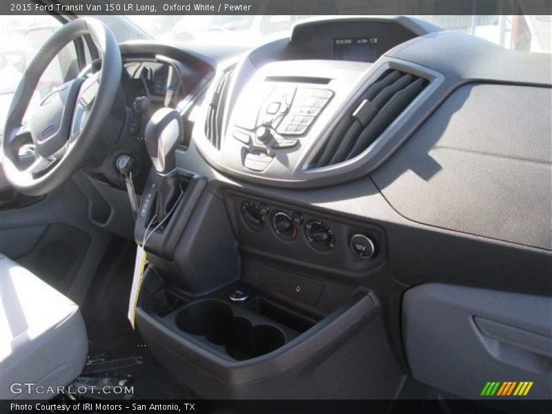 Oxford White / Pewter 2015 Ford Transit Van 150 LR Long