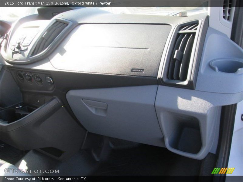 Oxford White / Pewter 2015 Ford Transit Van 150 LR Long