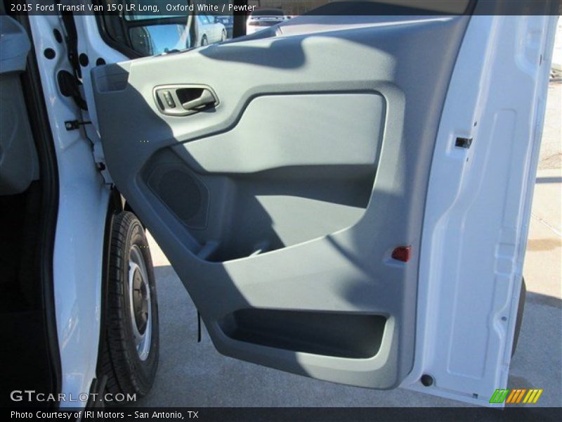Oxford White / Pewter 2015 Ford Transit Van 150 LR Long