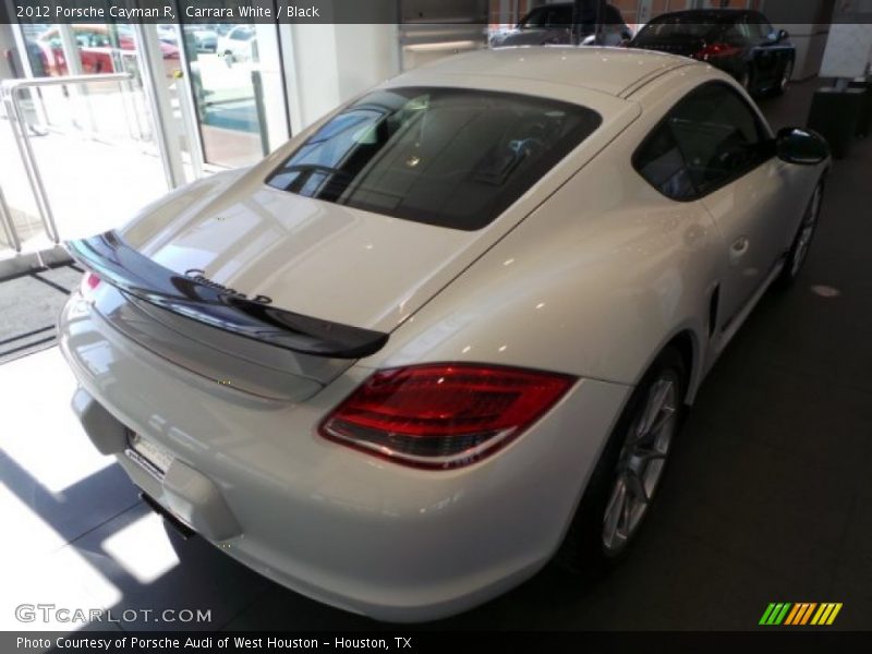 Carrara White / Black 2012 Porsche Cayman R