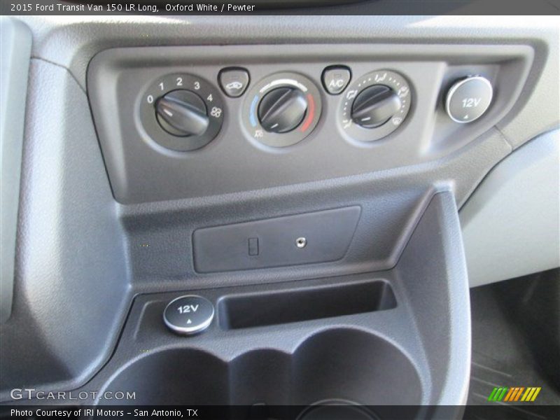 Oxford White / Pewter 2015 Ford Transit Van 150 LR Long