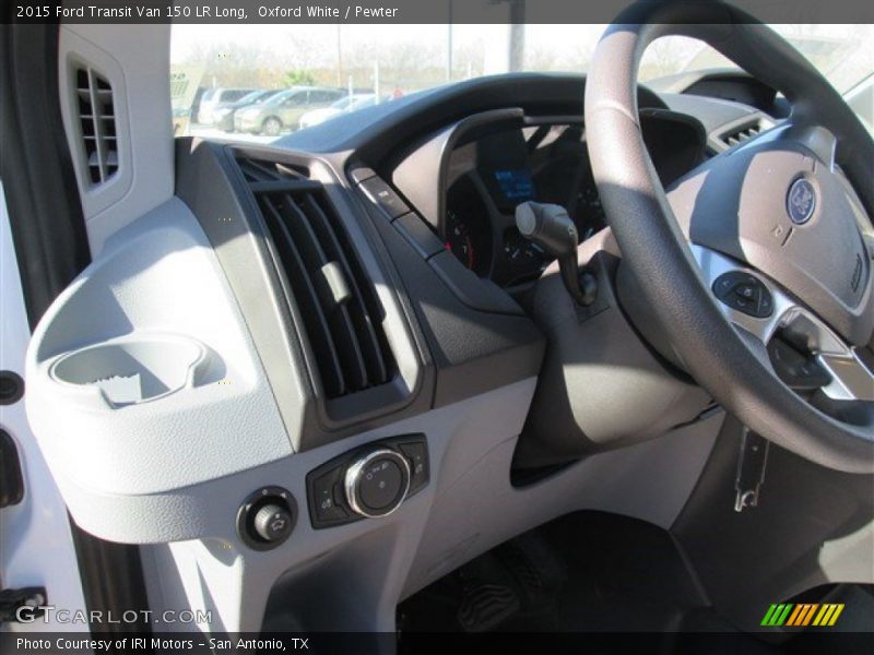 Oxford White / Pewter 2015 Ford Transit Van 150 LR Long