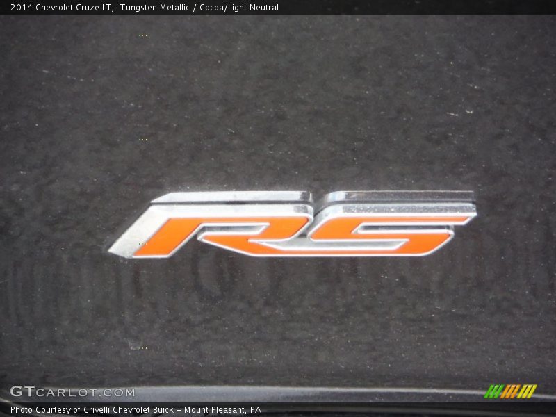 Tungsten Metallic / Cocoa/Light Neutral 2014 Chevrolet Cruze LT