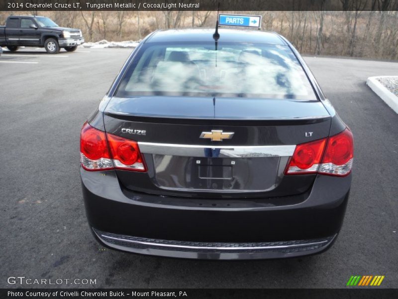 Tungsten Metallic / Cocoa/Light Neutral 2014 Chevrolet Cruze LT