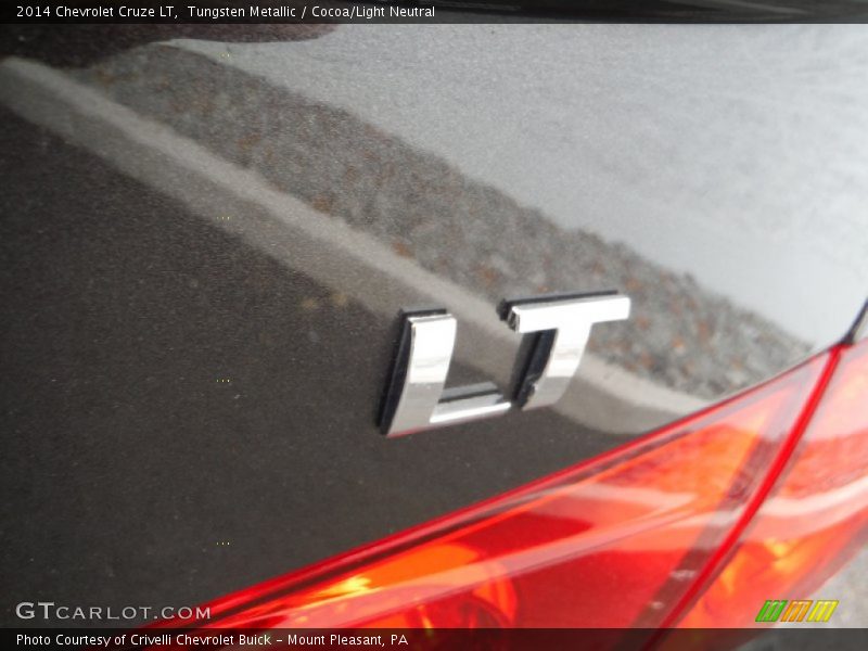 Tungsten Metallic / Cocoa/Light Neutral 2014 Chevrolet Cruze LT
