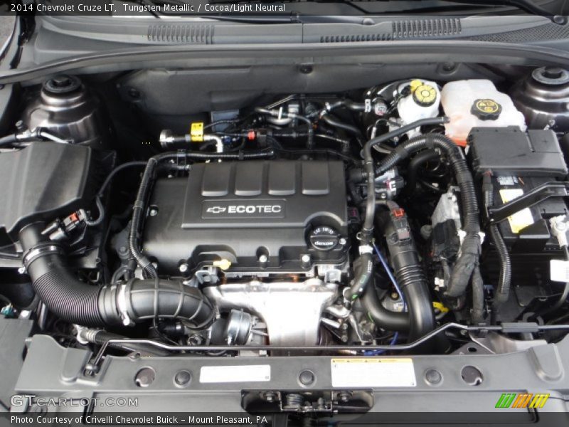 Tungsten Metallic / Cocoa/Light Neutral 2014 Chevrolet Cruze LT