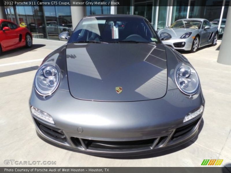 Meteor Grey Metallic / Black 2012 Porsche 911 Carrera GTS Coupe