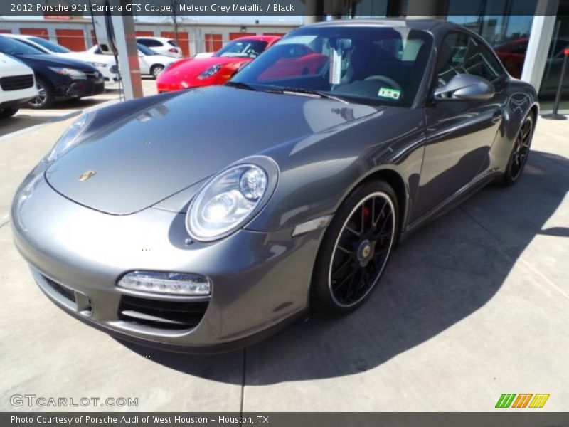 Meteor Grey Metallic / Black 2012 Porsche 911 Carrera GTS Coupe