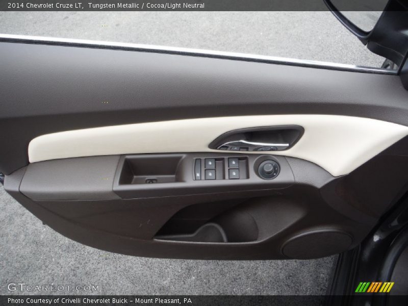 Tungsten Metallic / Cocoa/Light Neutral 2014 Chevrolet Cruze LT