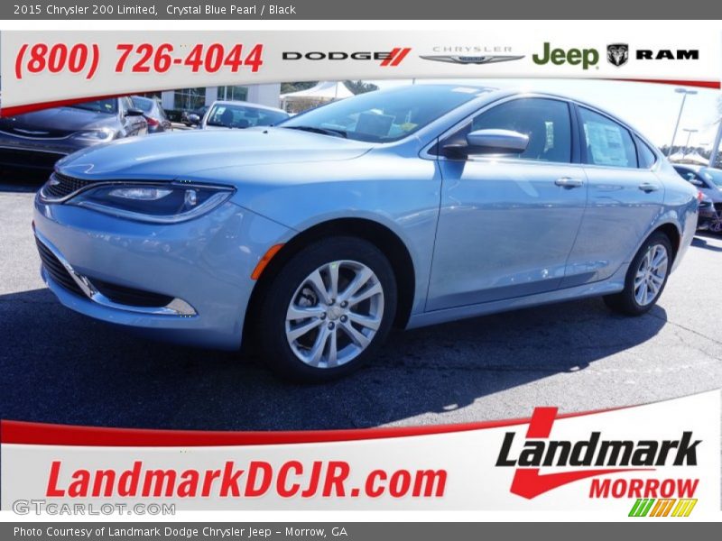 Crystal Blue Pearl / Black 2015 Chrysler 200 Limited