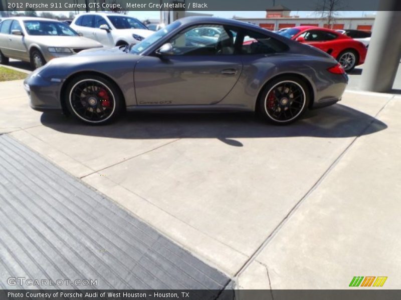 Meteor Grey Metallic / Black 2012 Porsche 911 Carrera GTS Coupe