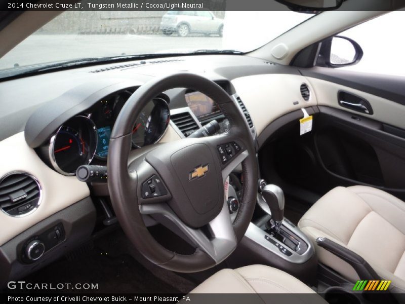 Tungsten Metallic / Cocoa/Light Neutral 2014 Chevrolet Cruze LT