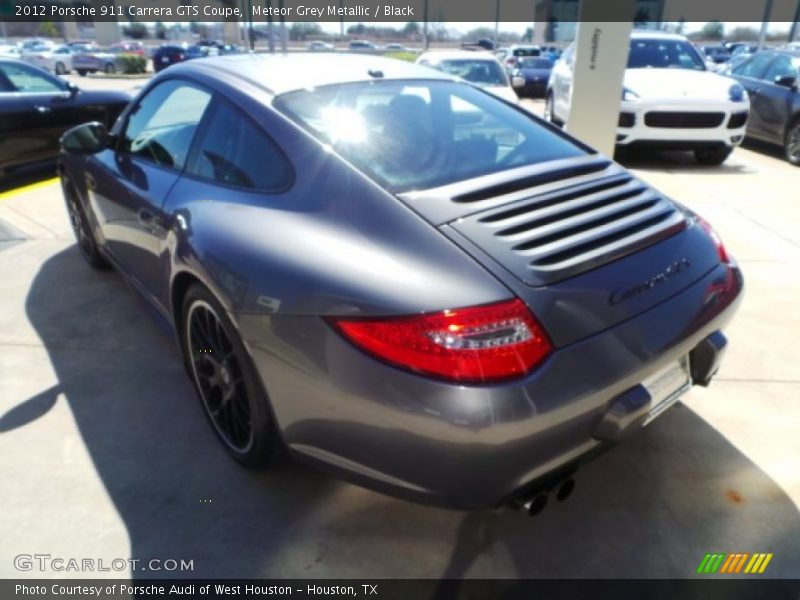 Meteor Grey Metallic / Black 2012 Porsche 911 Carrera GTS Coupe