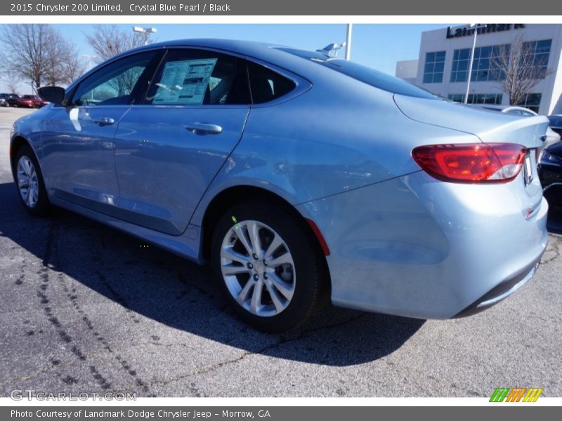Crystal Blue Pearl / Black 2015 Chrysler 200 Limited