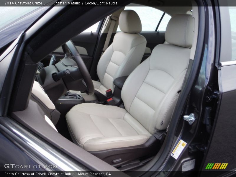 Tungsten Metallic / Cocoa/Light Neutral 2014 Chevrolet Cruze LT