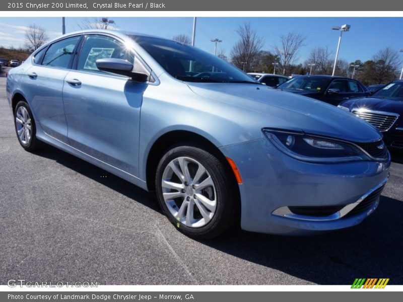 Crystal Blue Pearl / Black 2015 Chrysler 200 Limited