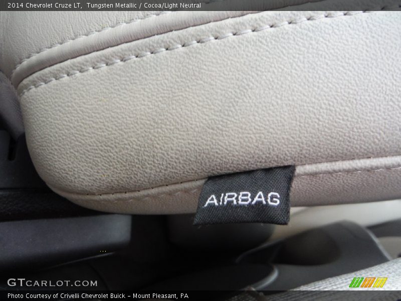 Tungsten Metallic / Cocoa/Light Neutral 2014 Chevrolet Cruze LT