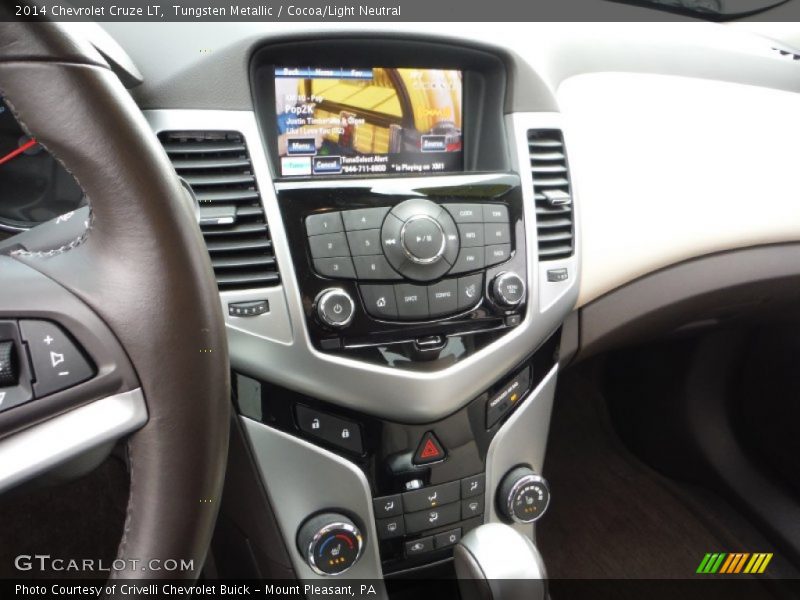 Tungsten Metallic / Cocoa/Light Neutral 2014 Chevrolet Cruze LT