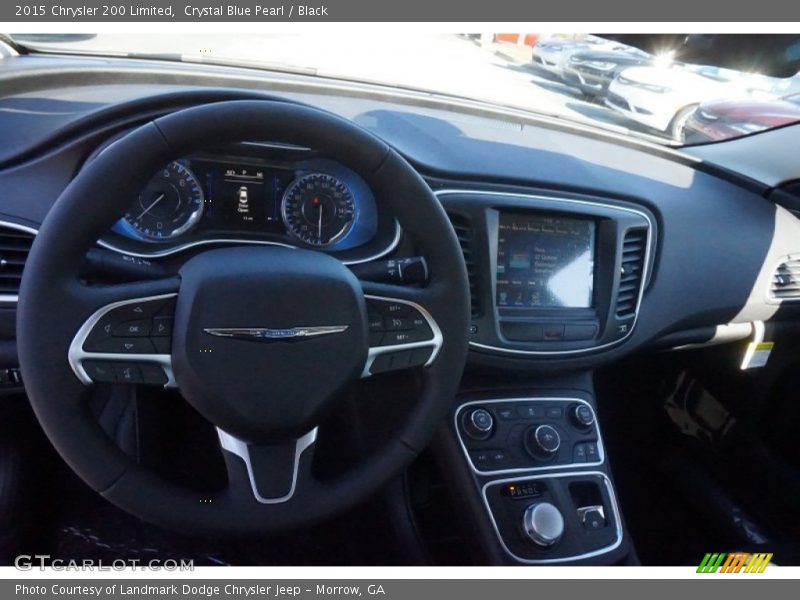 Crystal Blue Pearl / Black 2015 Chrysler 200 Limited