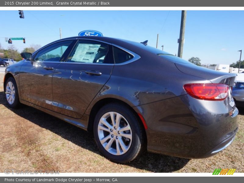Granite Crystal Metallic / Black 2015 Chrysler 200 Limited