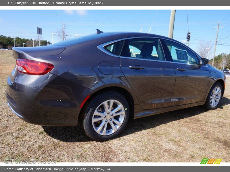 Granite Crystal Metallic / Black 2015 Chrysler 200 Limited