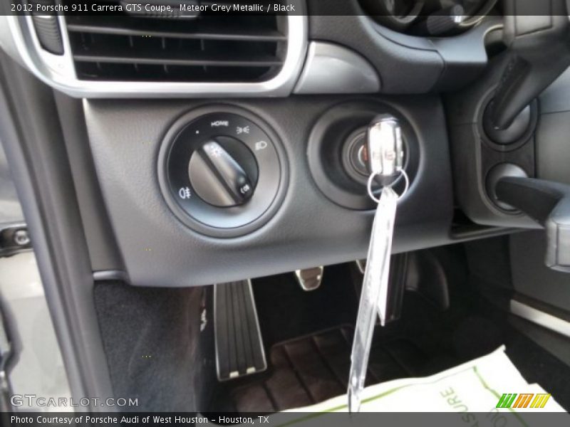 Meteor Grey Metallic / Black 2012 Porsche 911 Carrera GTS Coupe