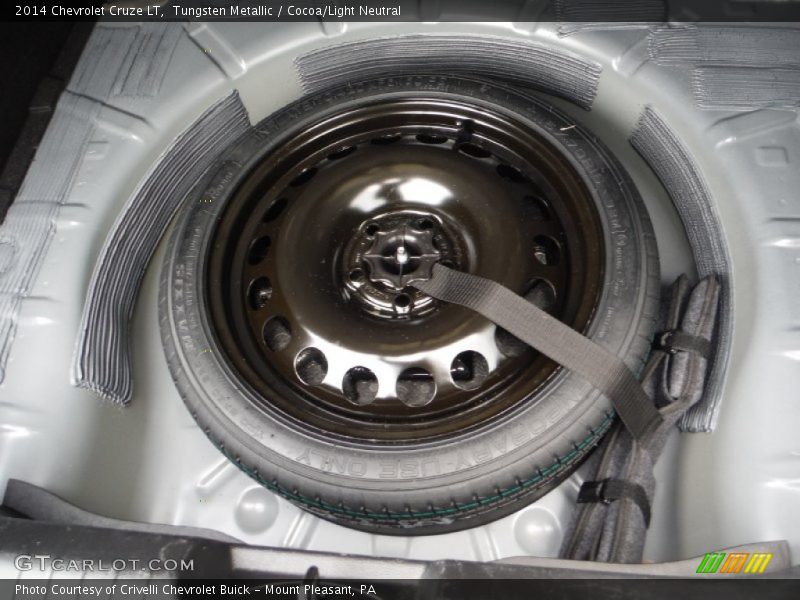 Tungsten Metallic / Cocoa/Light Neutral 2014 Chevrolet Cruze LT