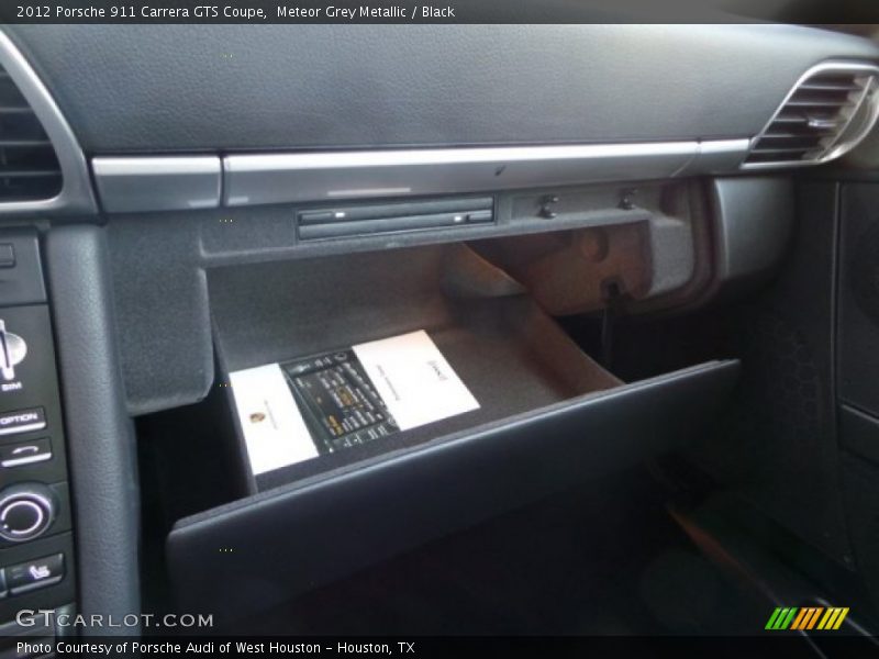 Meteor Grey Metallic / Black 2012 Porsche 911 Carrera GTS Coupe