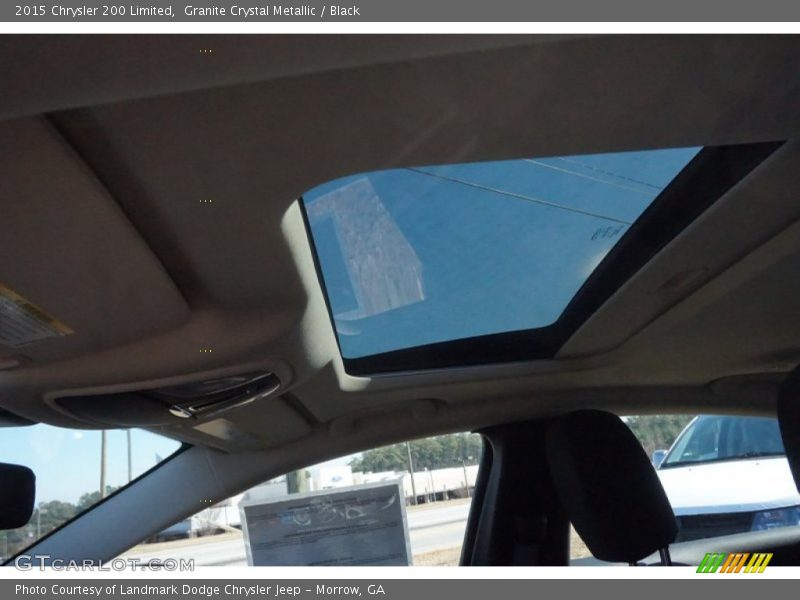 Granite Crystal Metallic / Black 2015 Chrysler 200 Limited