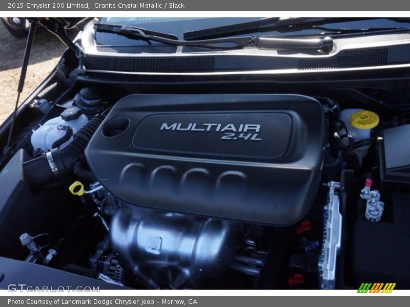 Granite Crystal Metallic / Black 2015 Chrysler 200 Limited