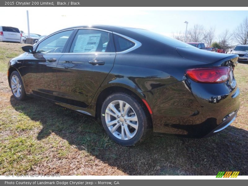 Black / Black 2015 Chrysler 200 Limited